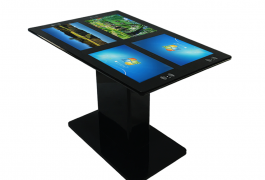 4*21.5 Inch Restaurant Touch Screen Table With NFC And Wireless Charging