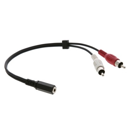 Cáp chuyển 3.5mm sang 2 RCA C-A35F/2RAM
