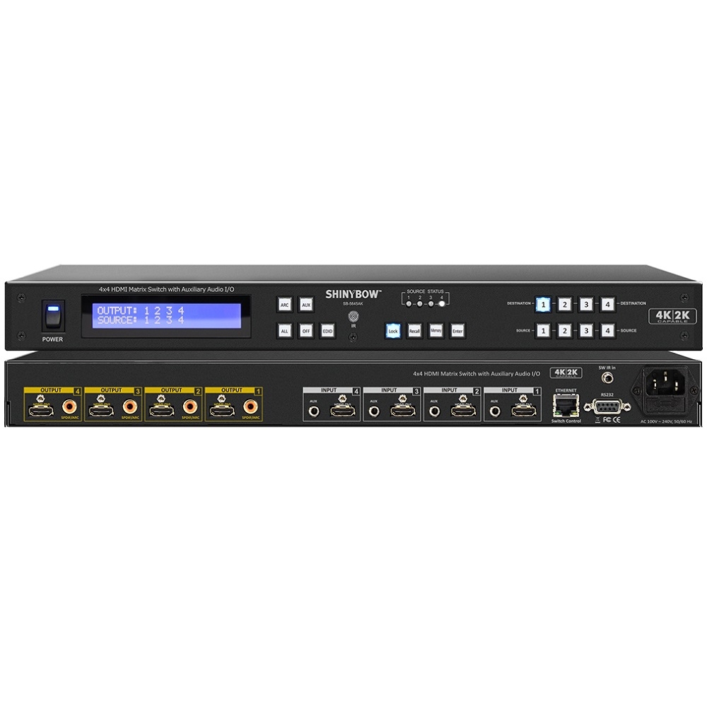 Ma trận chuyển mạch 4x4 HDMI SB-5645AK (4K)