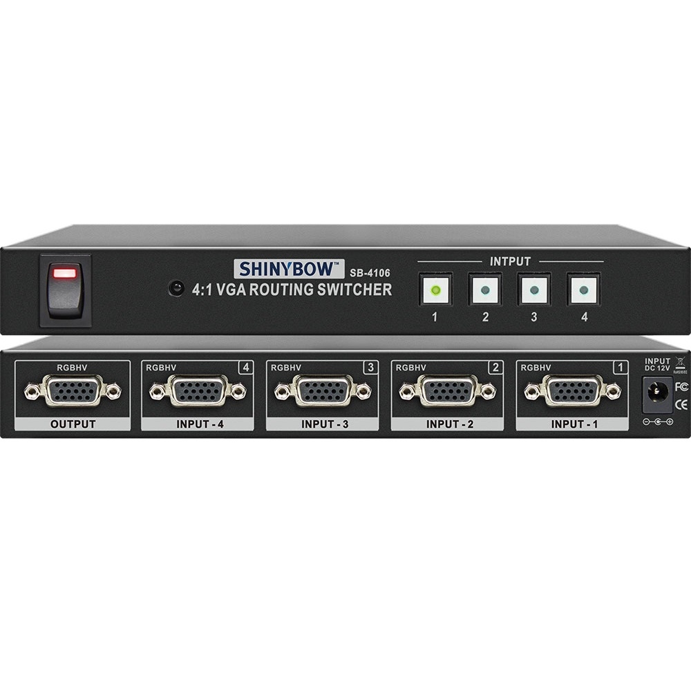 Bộ chuyển mạch 4x1 VGA SB-4106