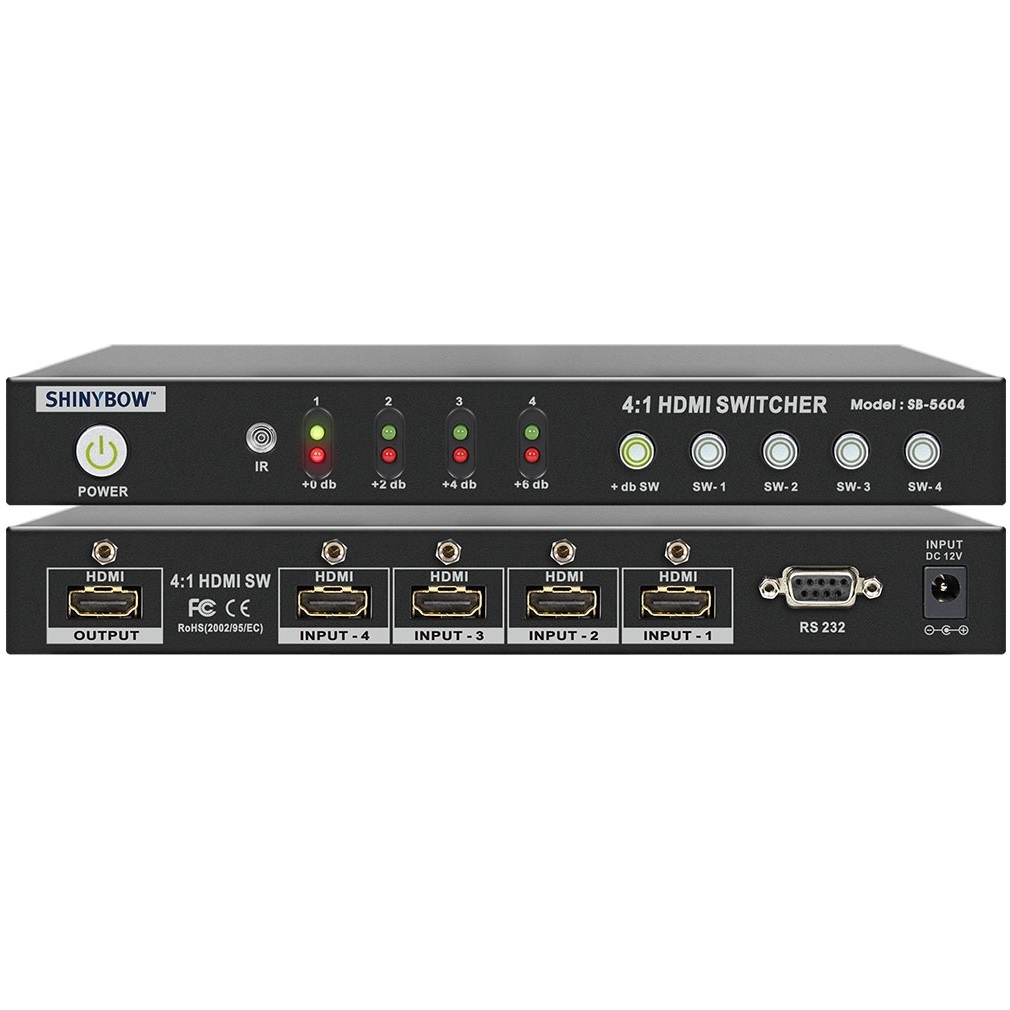 Bộ chuyển mạch 4x1 HDMI SB-5604