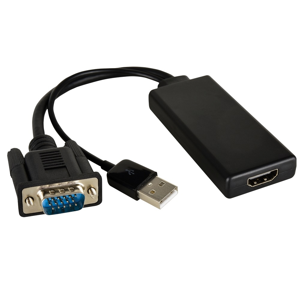Bộ chuyển VGA-HDMI USB audio ADC−GM/HF