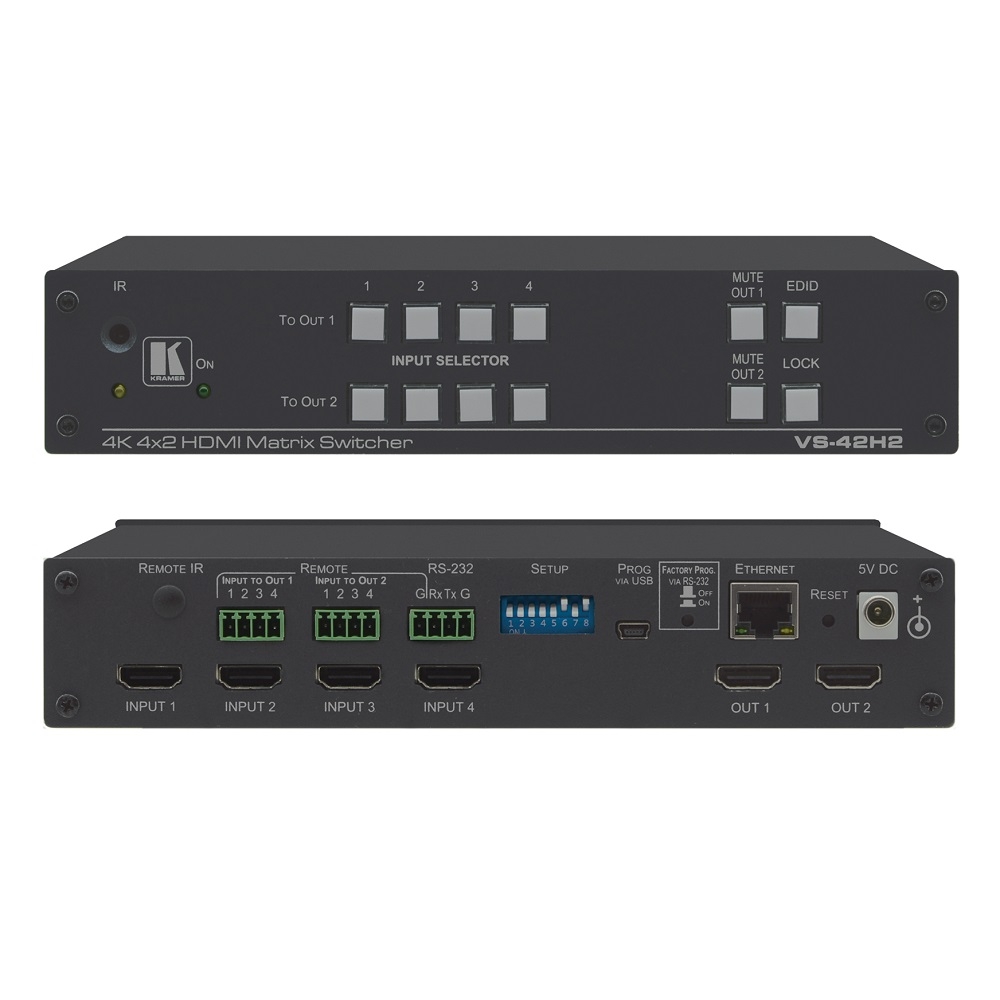 Ma trận chuyển mạch HDMI 4X2 VS-42H2