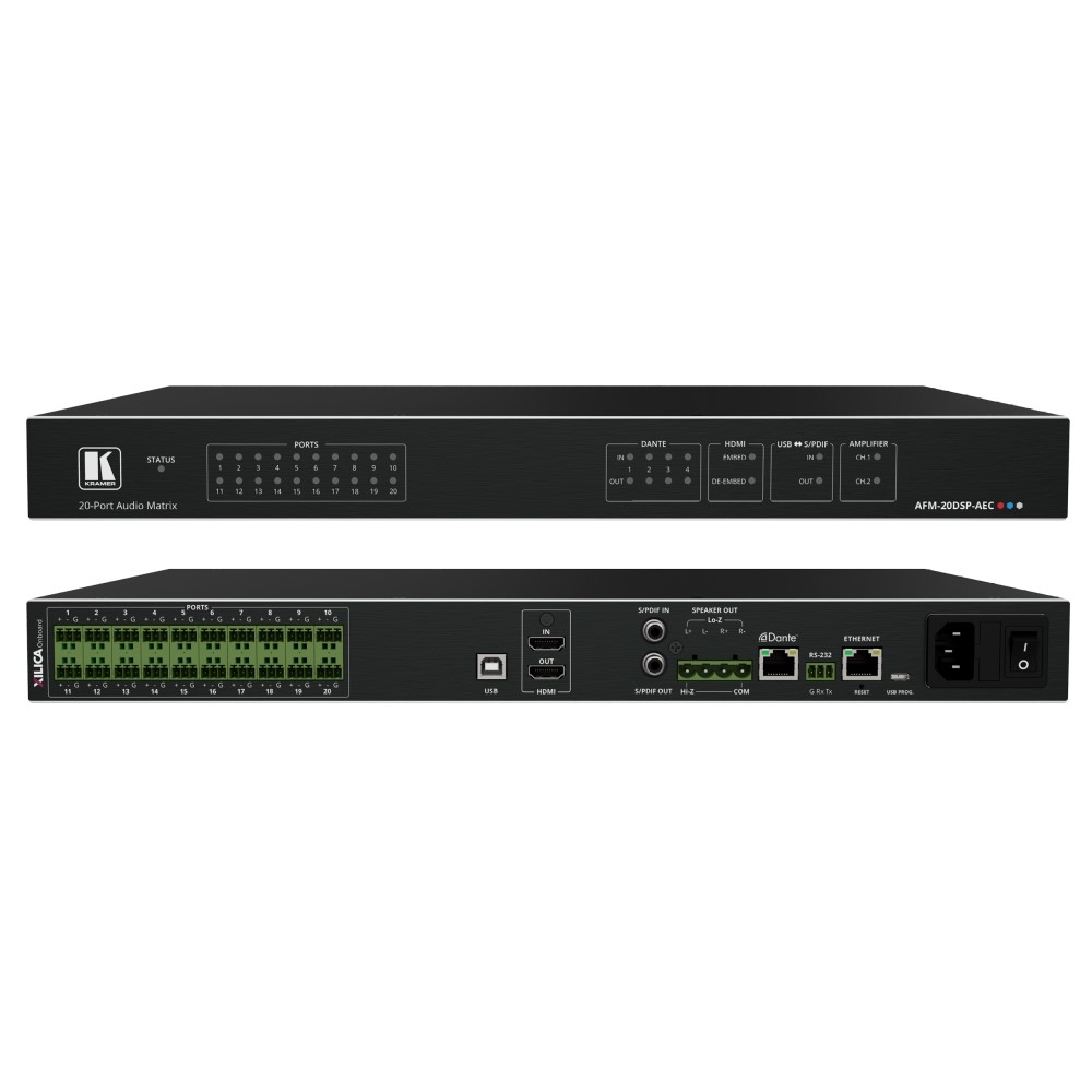 Ma trận âm thanh kết hợp DSP AFM-20DSP-AEC