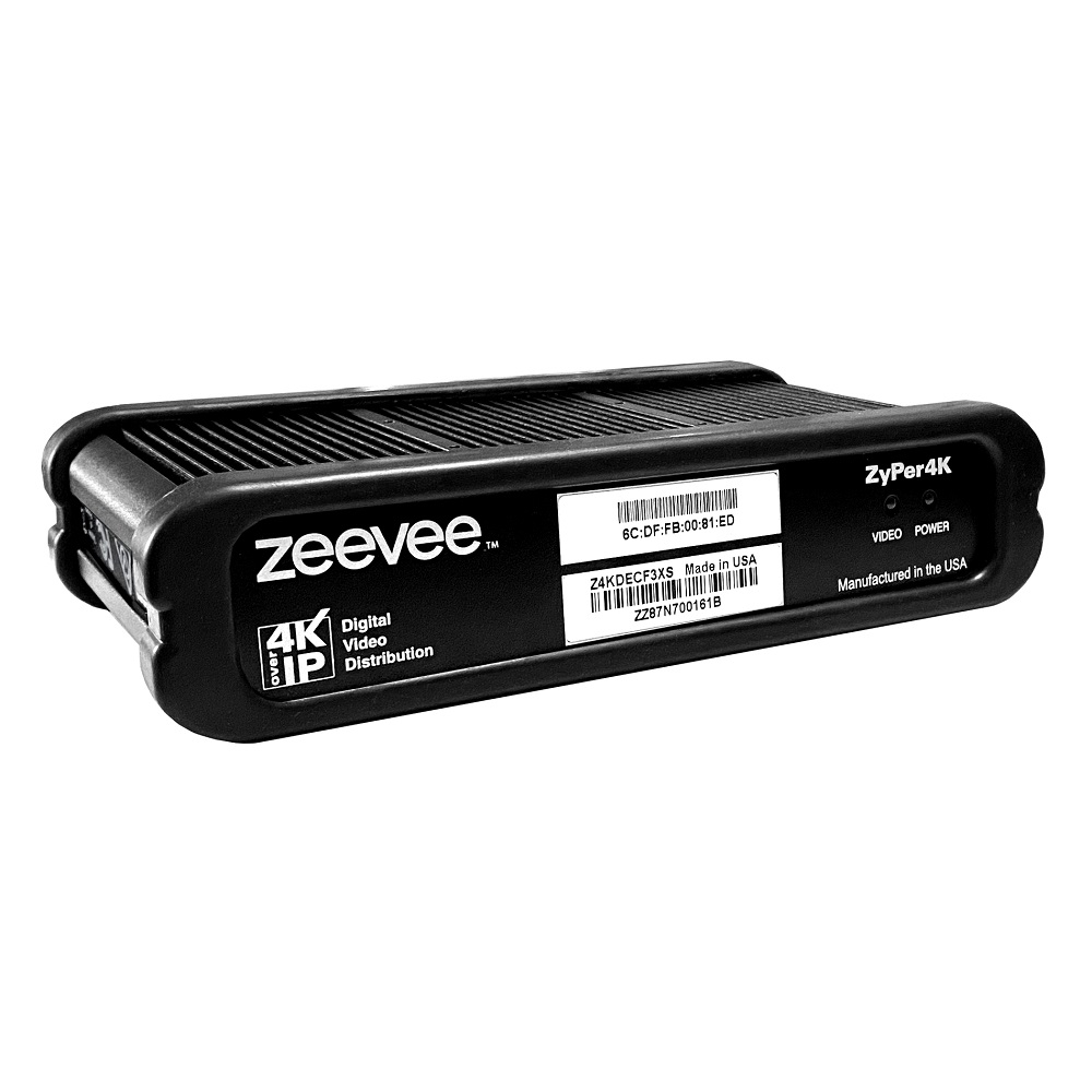 ZeeVee ZyPer4K-XS Decoder Fiber Z4KDECF3XS