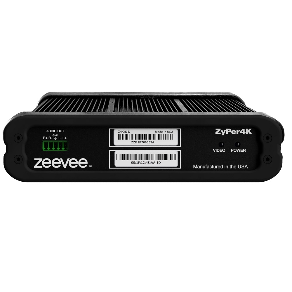 ZeeVee ZyPer4K-XS Decoder Copper Z4KCXS-DAU