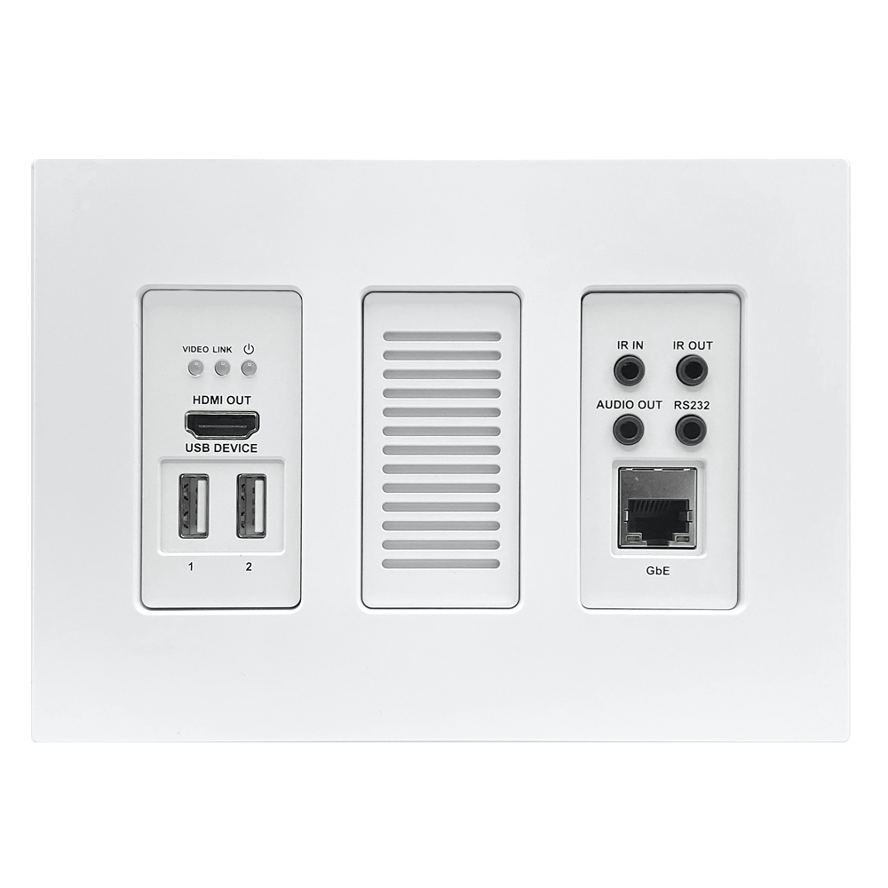 ZeeVee ZyPer4K-XS Decoder Wallplate Z4KDECC3XS-WPUS