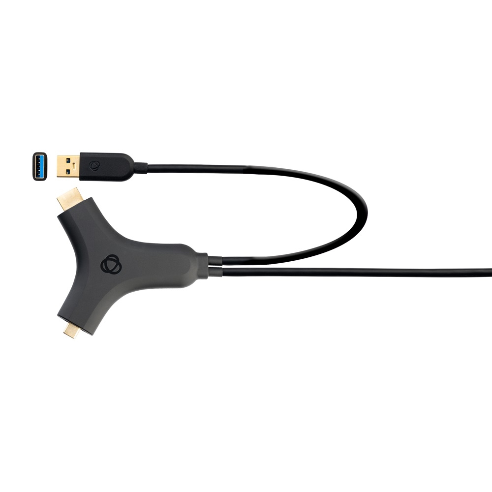 Kramer C-CU32/UC+H Active Multi-Format Input (M) to USB C Output (M) Adapter Cable